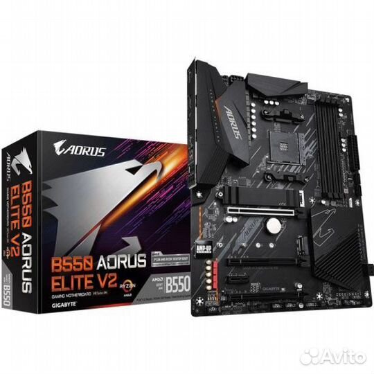 B550 aorus elite v2 материнская плата