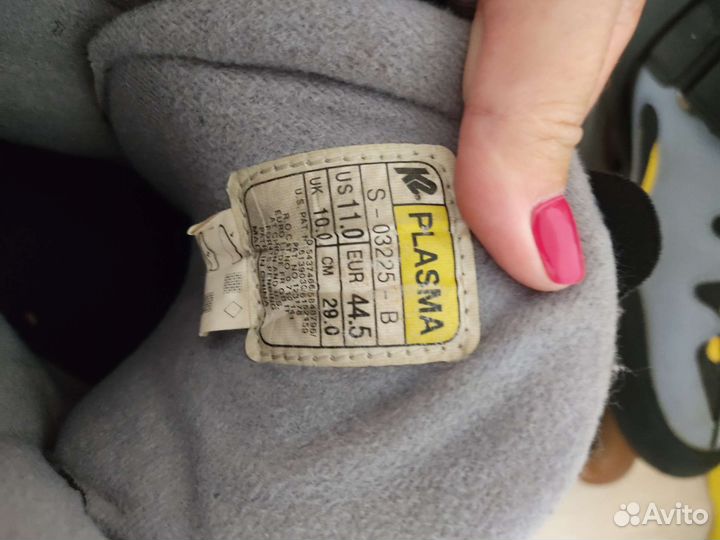 Продам роликовые коньки К2 Plasma размер 44