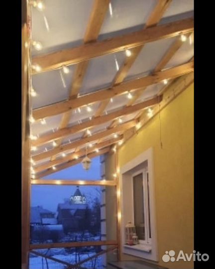 Ретро гирлянда 25 ламп