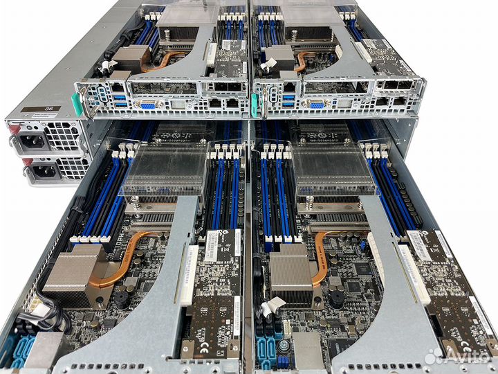 Сервер asus RS720Q-E8-RS12 8xCPU 4* 2x E5-2699v3 1