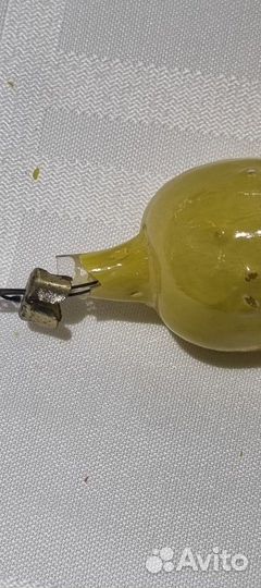 Елочные игрушки СССР. Огурец. Лот 1