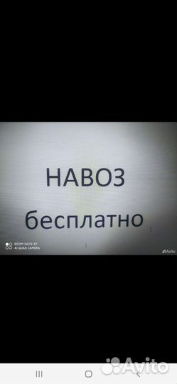 Навоз бесплатно