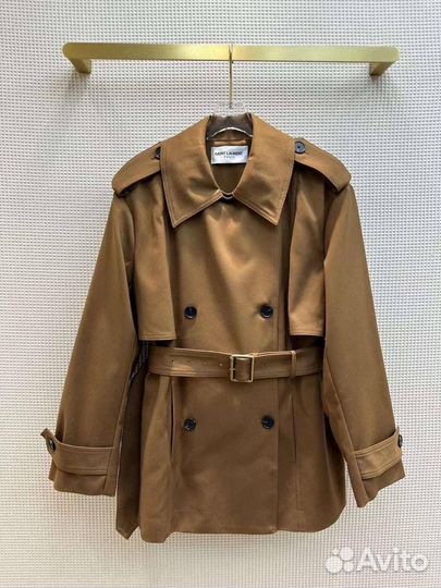 Плащ укороченный Saint Laurent