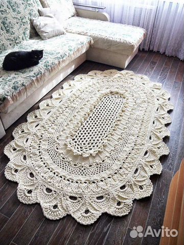 Вязаный ковер