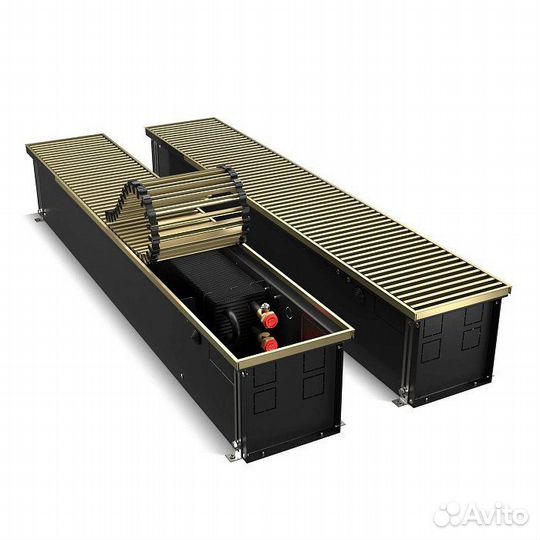 Внутрипольный конвектор с естественной конвекцией