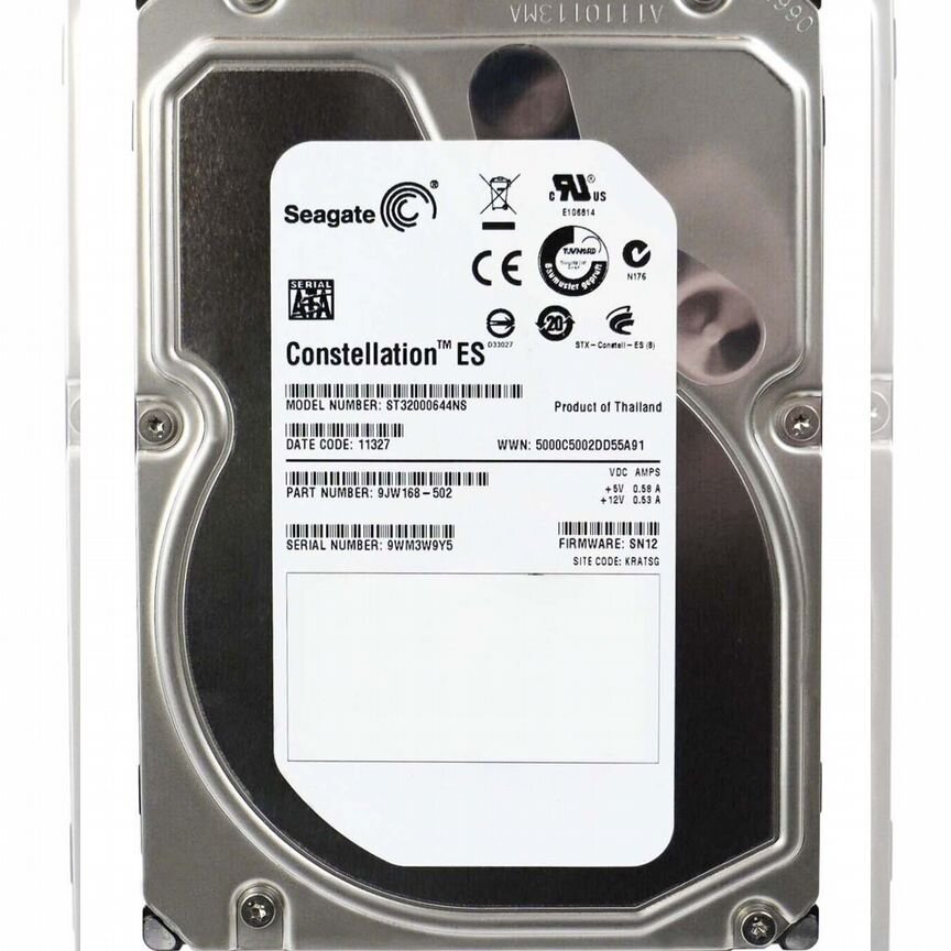 [ST32000644NS] Жесткий Диск Seagate 2tb Sata3.5 St32000644ns