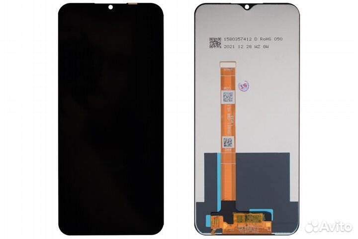 Дисплей Realme C21Y, C25Y черный