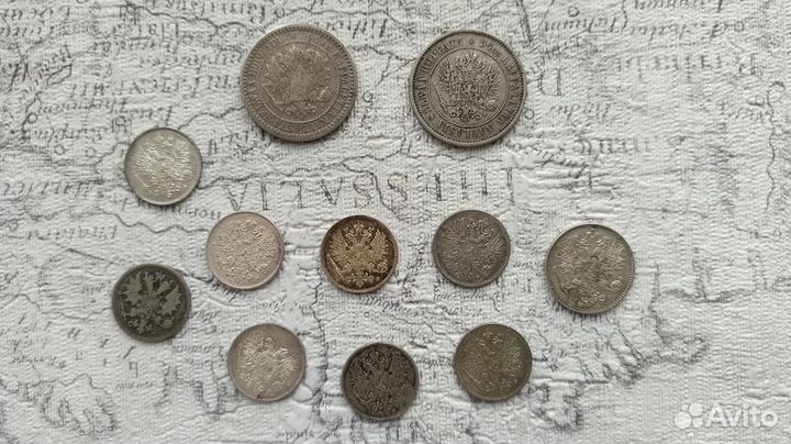 Серебряные монеты Русской Финляндии