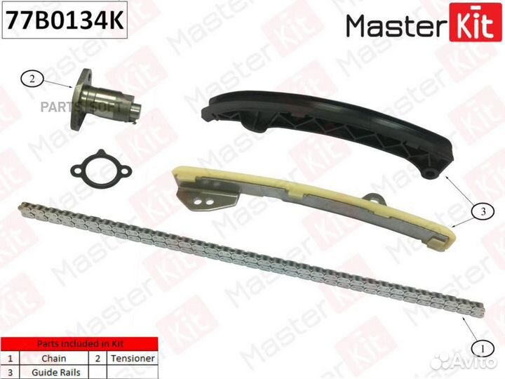 Masterkit 77B0134K 77B0134K к-кт цепи грм\ Toyota