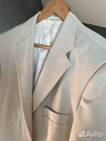 Пиджак оверсайз молочный