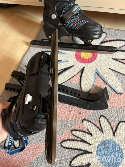 Раздвижные конькобежные коньки