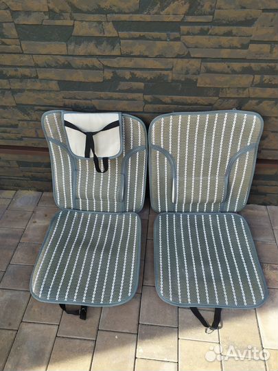 Накидка массажная PSV P2004 плетенный бамбук серый