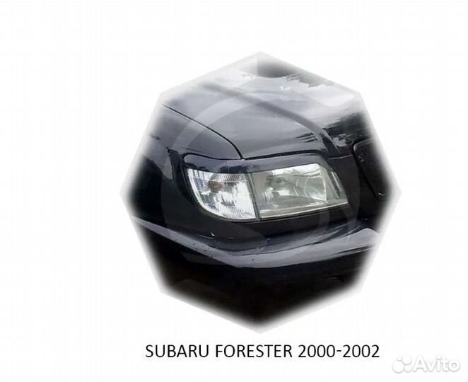 Реснички на фары Subaru Forester 2000-2002