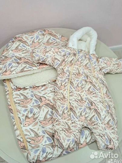 Зимний конверт в коляску