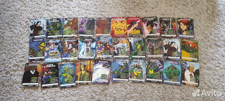 Карточки черепашки-ниндзя