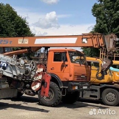 Аренда и услуги автокрана, 25 т, 30.7 м, с гуськом 9 м