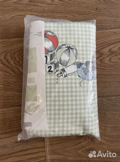 Икея nanig детское постельное 3 предмета