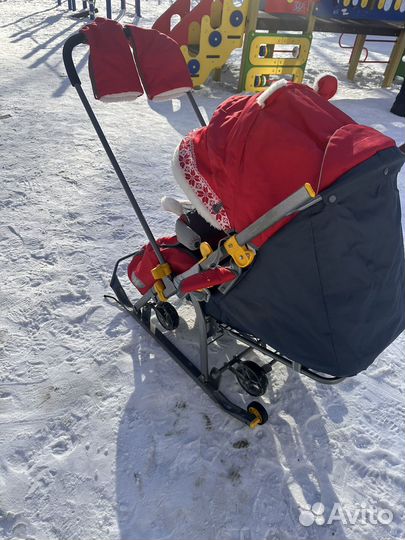 Детские санки коляска бу