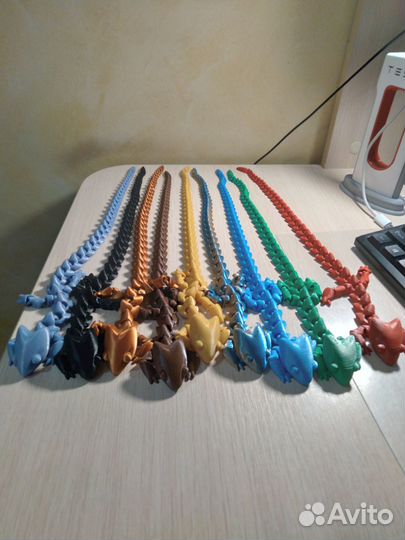 Игрушка Антистресс - шарнирный Дракончик