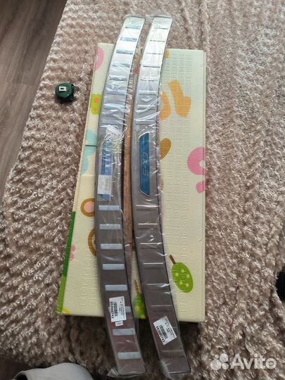 Накладки на бампер сх-5 mazda