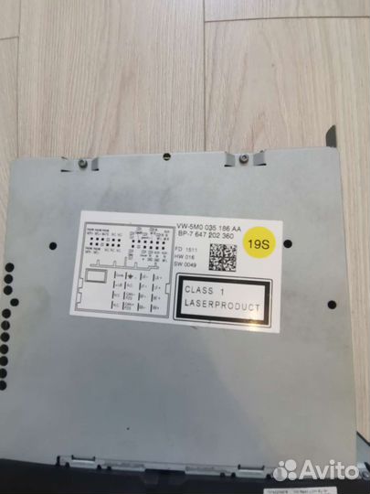 Головное устройство RCD 310 (аудиосистема)