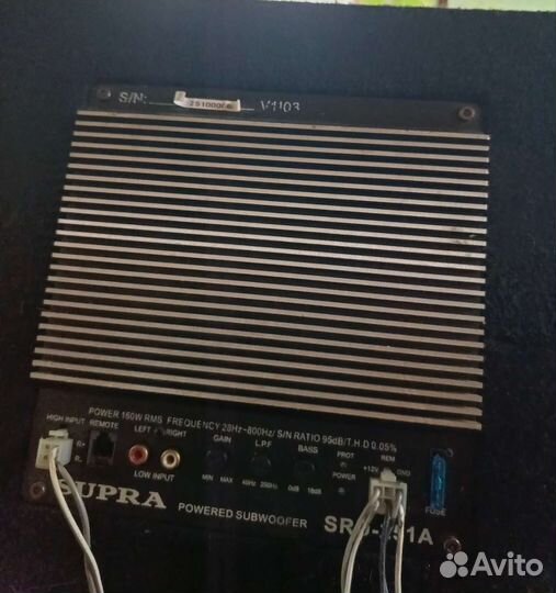 Активный сабвуфер в авто