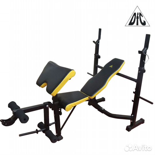 Скамья для штанги со стойками DFC D7828