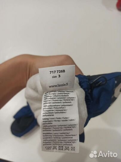 Новые краги варежки lassie 3 (2-4 года)