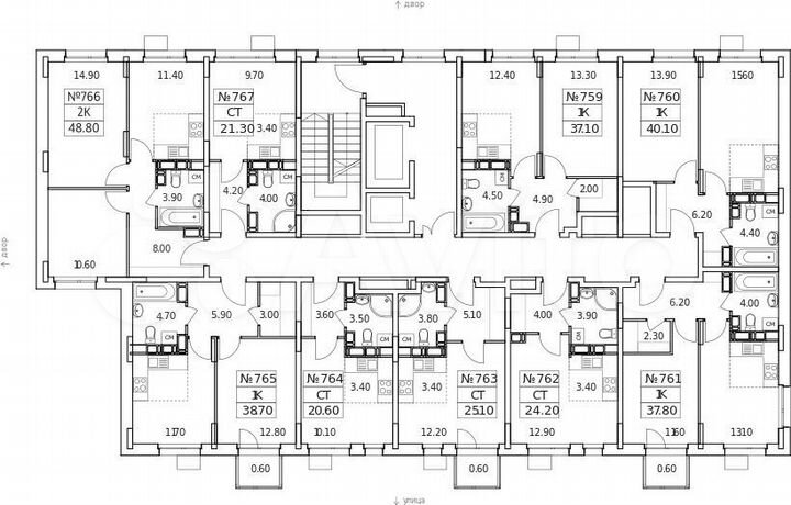 Квартира-студия, 27,2 м², 5/6 эт.