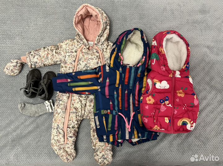 Пакет вещей для девочки от 3 мес