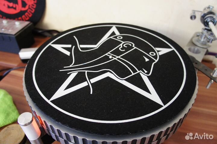 Мат для проигрывателей виниловых дисков slipmat #2