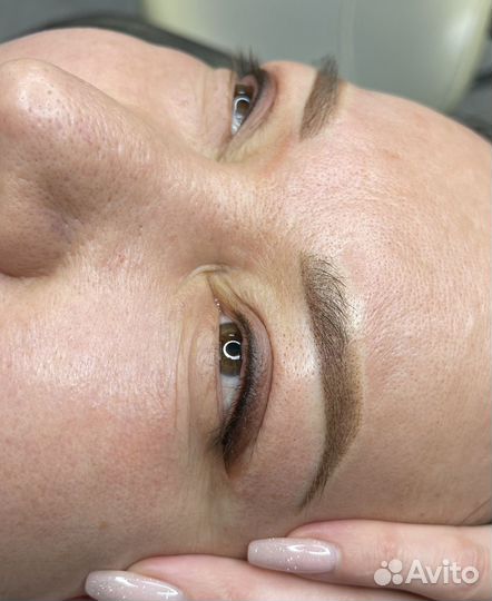 Перманентный макияж бровей губ и век татуаж