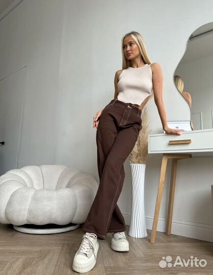 Джинсы широкие