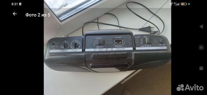 Кассетный радиомагнитофон 