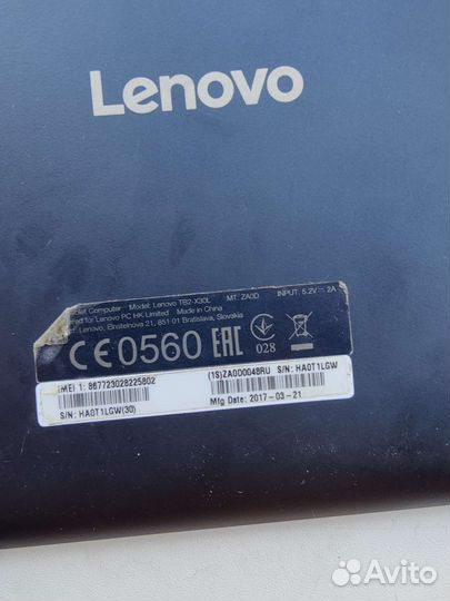 Планшет lenovo tab 2 x30l