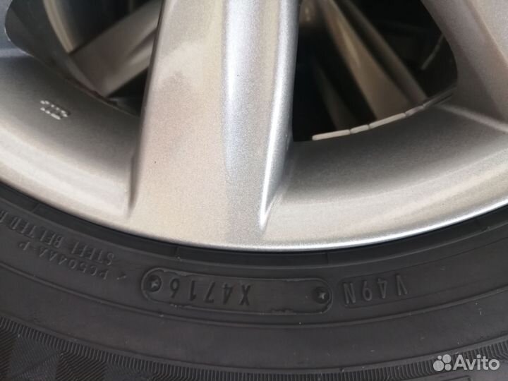 R15 Dunlop Enasave RV504 195/65, PCD 5x100 DIA 54.1