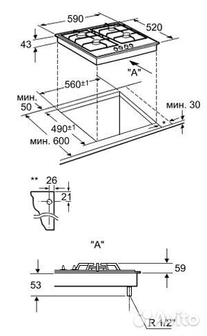 Независимая варочная панель Neff T62S26S0