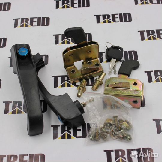 Ручки с замками на кабину +ключи (комплект)