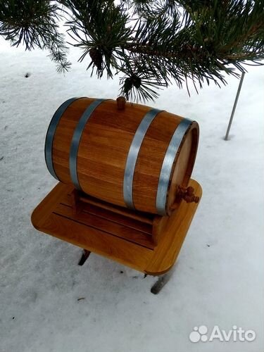 Бочка дубовая 5 литров