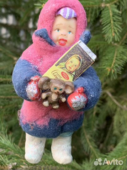 Кукоы ватные на елку