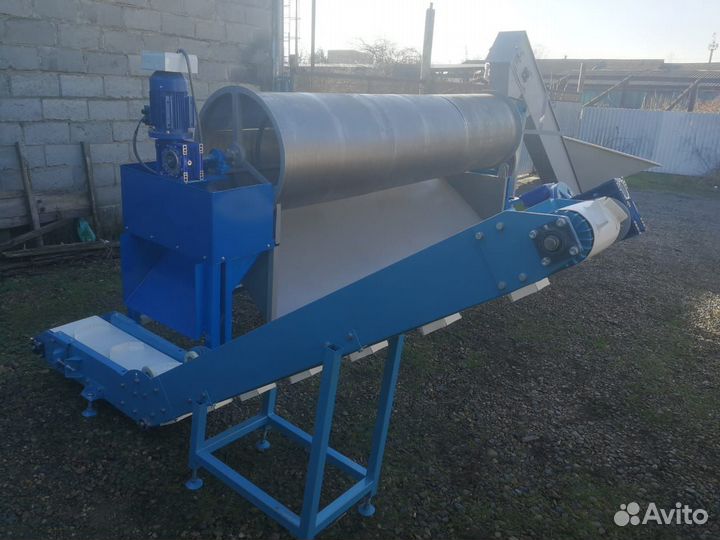 Просеиватель гранул барабанный с охлаждением