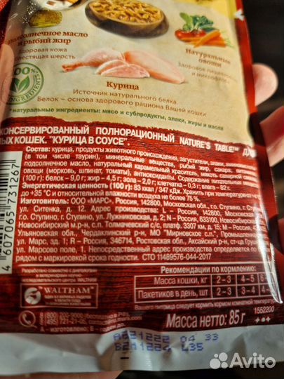 Влажный корм для кошек