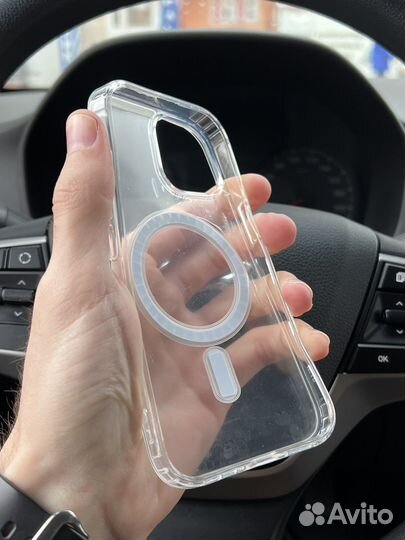 Прозрачный чехол для iPhone (X-15 ProMax), MagSafe