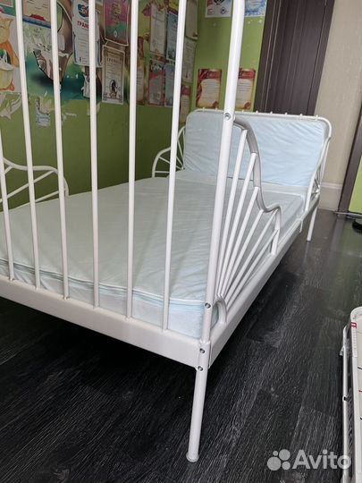 Детская кровать IKEA миннен