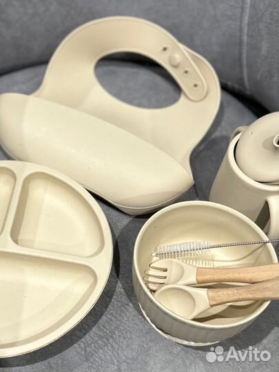 Детская силиконовая посуда