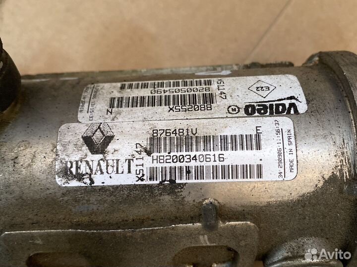 Радиатор системы егр Рено 2.0dci M9R Ниссан