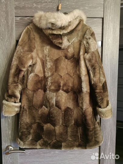 Шуба для девочки цигейка