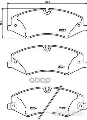 Колодки торм.пер. landrover Discovery 4/Range