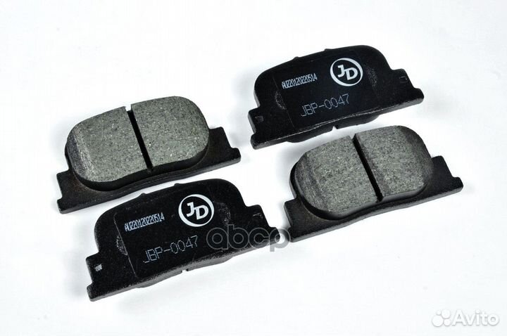 Колодки тормозные, задние D2187 TO Vista/Ardeo