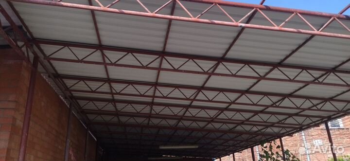 Сварочные работы.Навесы,заборы,оградки